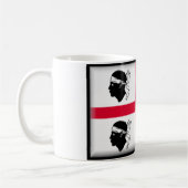 Flagge Sardiniens (Italien) Kaffeetasse (Links)