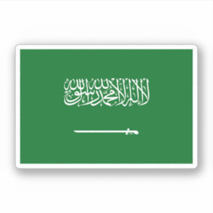 Flagge Saudi-Arabiens Aufkleber