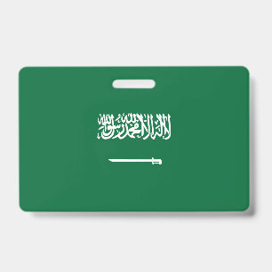 Flagge Saudi-Arabiens Ausweis