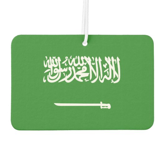 Flagge Saudi-Arabiens Autolufterfrischer (Rückseite)