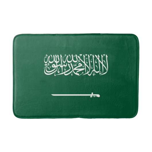 Flagge Saudi-Arabiens Badematte (Vorderseite)