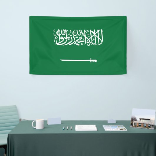 Flagge Saudi-Arabiens Banner (Messeveranstaltung)
