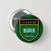 Flagge Saudi-Arabiens Button (Vorne & Hinten)