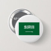 Flagge Saudi-Arabiens Button (Vorne & Hinten)