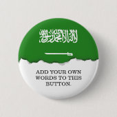 Flagge Saudi-Arabiens Button (Vorderseite)