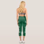 Flagge Saudi-Arabiens Capri Leggings (Rückseite)
