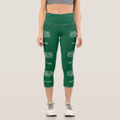 Flagge Saudi-Arabiens Capri Leggings (Vorderseite)