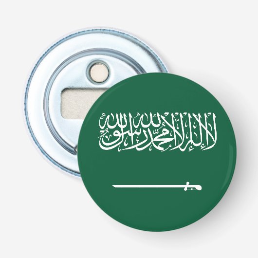 Flagge Saudi-Arabiens Flaschenöffner (Vorderseite)