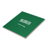 Flagge Saudi-Arabiens Fliese (Seite)