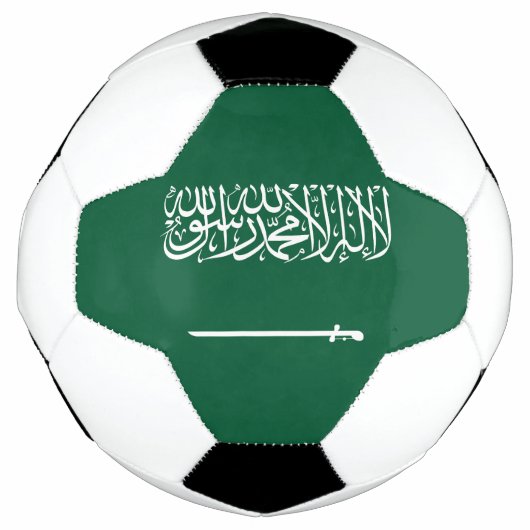 Flagge Saudi-Arabiens Fußball (Vorderseite)