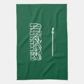Flagge Saudi-Arabiens Geschirrtuch (Vertikal)