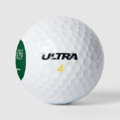 Flagge Saudi-Arabiens Golfball (Logo)