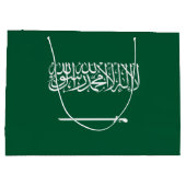 Flagge Saudi-Arabiens Große Geschenktüte (Rückseite)