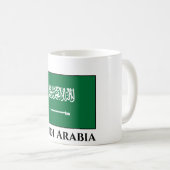 Flagge Saudi-Arabiens Kaffeetasse (VorderseiteRechts)