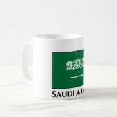 Flagge Saudi-Arabiens Kaffeetasse (Vorderseite Links)