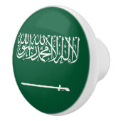 Flagge Saudi-Arabiens Keramikknauf (Rechts)