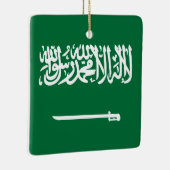 Flagge Saudi-Arabiens Keramikornament (Rechts)