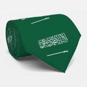 Flagge Saudi-Arabiens Krawatte (Gerollt)