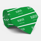 Flagge Saudi-Arabiens Krawatte (Gerollt)