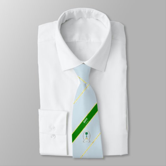 Flagge Saudi-Arabiens Krawatte (Gebunden)