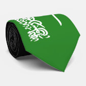 Flagge Saudi-Arabiens Krawatte (Gerollt)