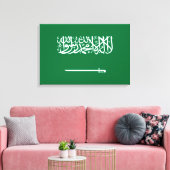 Flagge Saudi-Arabiens Leinwanddruck (Insitu (Wohnzimmer))