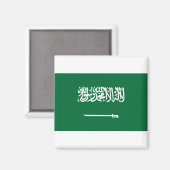 Flagge Saudi-Arabiens Magnet (Vorderseite/Rückseite)