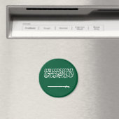 Flagge Saudi-Arabiens Magnet (In Situ (Geschirrspüler))