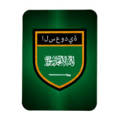 Flagge Saudi-Arabiens Magnet (Vertikal)