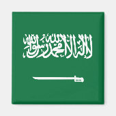 Flagge Saudi-Arabiens Magnet (Vorne)