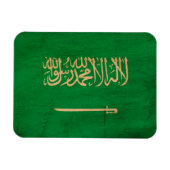Flagge Saudi-Arabiens Magnet (Horizontal)