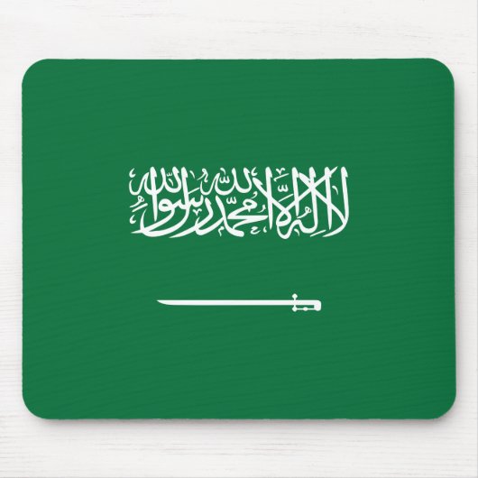 Flagge Saudi-Arabiens Mousepad (Vorne)