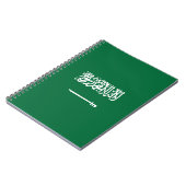 Flagge Saudi-Arabiens Notizblock (Linke Seite)