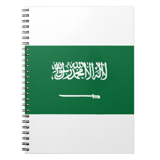 Flagge Saudi-Arabiens Notizblock (Vorderseite)