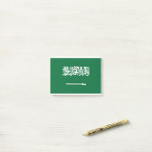 Flagge Saudi-Arabiens Post-it Klebezettel (Auf Schreibtisch)