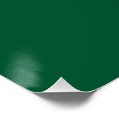 Flagge Saudi-Arabiens Poster (Ecke)