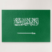 Flagge Saudi-Arabiens Puzzle (Horizontal)