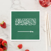 Flagge Saudi-Arabiens Serviette (Beispiel)