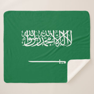 Flagge Saudi-Arabiens Sherpadecke