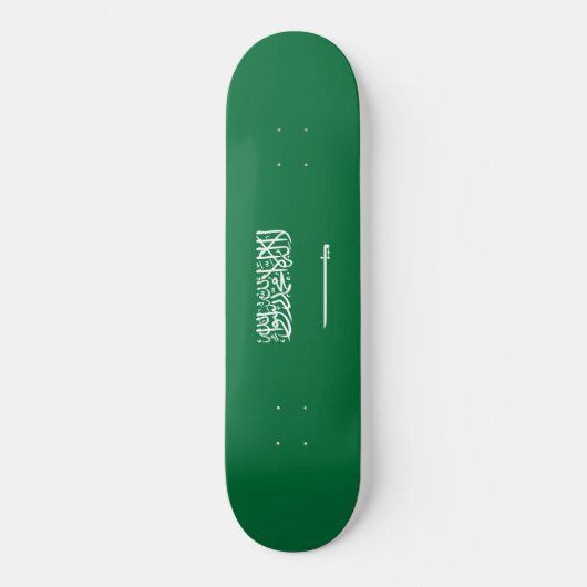 Flagge Saudi-Arabiens Skateboard (Vorderseite)
