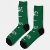 Flagge Saudi-Arabiens Socken (Linkes Detail)