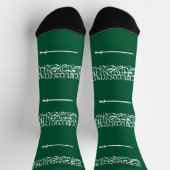 Flagge Saudi-Arabiens Socken (Oben)