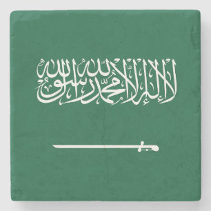 Flagge Saudi-Arabiens Steinuntersetzer