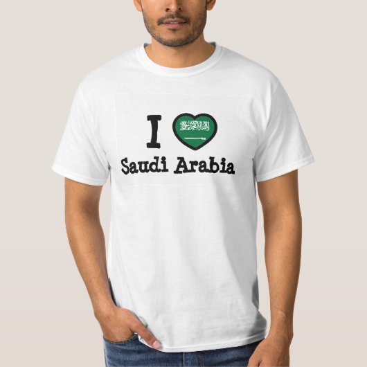 Flagge Saudi-Arabiens T-Shirt (Vorderseite)