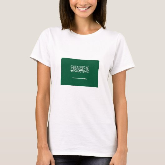 Flagge Saudi-Arabiens T-Shirt (Vorderseite)