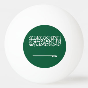 Flagge Saudi-Arabiens Tischtennisball