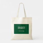 Flagge Saudi-Arabiens Tragetasche (Rückseite)