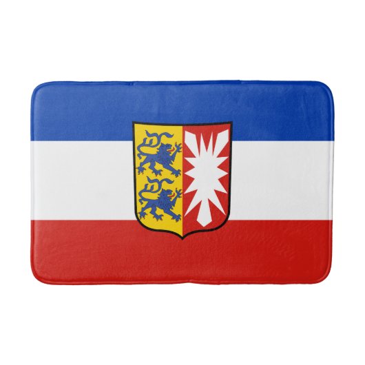 Flagge Schleswig-Holstein Bad Mat Badematte (Vorderseite)