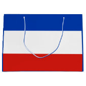 Flagge Schleswig-Holstein Große Geschenktasche Geschenktüte (Vorderseite)