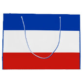 Flagge Schleswig-Holstein Große Geschenktasche Geschenktüte (Rückseite)